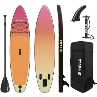 YEAZ SUP Board Set PARADISE BEACH 320 x 76 x 15 cm orange
