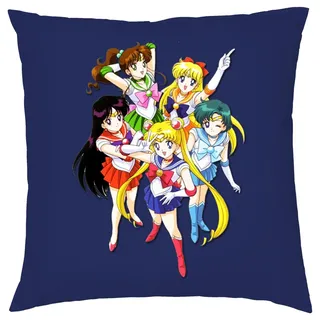 Blondie & Brownie Dekokissen Sailer Moon Anime Manga Mond Kissen mit füllung blau