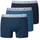 Boxershort 3er in Blau Gr 176
