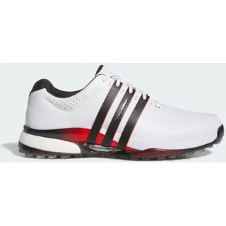 adidas Tour360 25 Spikeless Golfschuh / Cloud White / Core Black / Lucid Red - 40 2/3