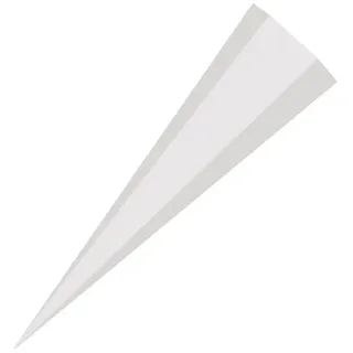 NESTLER Schultüte Rohling eckig weiß 85cm