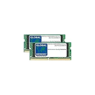 GLOBAL MEMORY RAM-Speicher-Kit (32 GB (2 x 16 GB) DDR4, 2133 MHz, PC4-17000, 260-polig, SODIMM, für Laptops/Notebooks