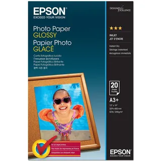 Epson Fotopapier S042535 DIN A3+ glänzend 200 g/qm 20 Blatt