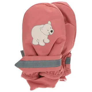 Sterntaler® Fäustlinge Fäustel Eisbär (1-St) Fausthandschuhe Kinder - Handschuhe Baby - Fäustlinge gemustert - Babyhandschuhe für kalte Tage - Kinderhandschuhe hält die kleinen Hände optimal warm rosa 1