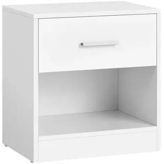 VASAGLE Nachtschrank 39,0 x 28,0 x 41,0 cm Weiß