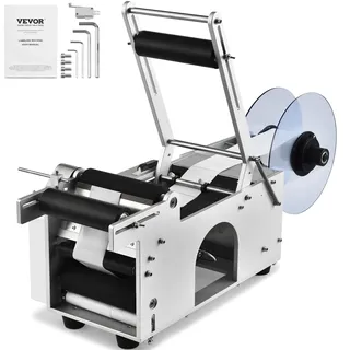Vevor Halbautomatische Etikettiergerät Silber