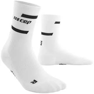 CEP Herren The Run Compression Mid Cut Socks weiß