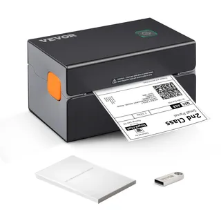 Vevor Thermo-Etikettendrucker Weiß