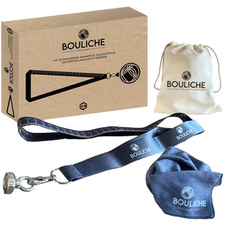 BOULICHE | Boulekugel Sammelset | Starker Magnet und Integriertes Maßband | Tuch und Transporttasche inbegriffen | Leicht und Tragbar | Boule-Zubehör, Geschenk | OriginalCorner®