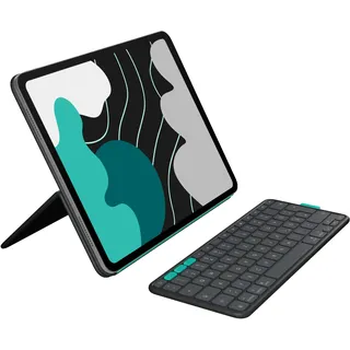 Logitech Flip Folio für iPad Pro 13 Zoll (M4) und iPad Air 13 Zoll (M2 und M3) Grafit
