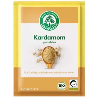 Lebensbaum Kardamom, gemahlen bio