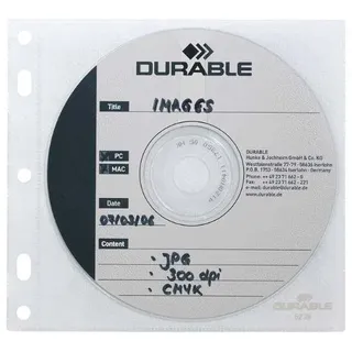 Durable 523919 CD-/DVD-Hülle (10-er Pack)