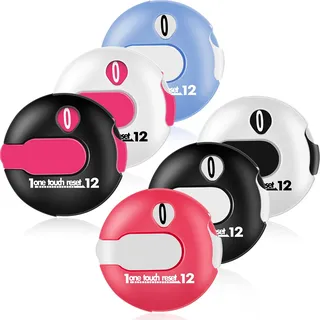 Fiada 6 Stücke Golf Punktzahl Zähler 1-2 "Mini Golf Schlacht Zähler bis 12 Schüsse Punktzahl mit Touch Reset Scoring Keeper Attachment Zubehör für Outdoor-Licht und Kompakt