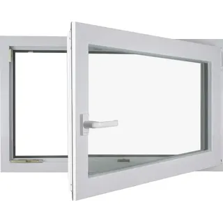 Meeth Kellerfenster 90 x 40 cm DIN rechts 1-flügelig Dreh-Kipp weiß