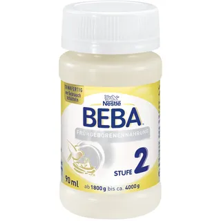 Nestlé BEBA Frühgeborenennahrung Stufe 2 32x90ml, trinkfertig Spezialnahrung