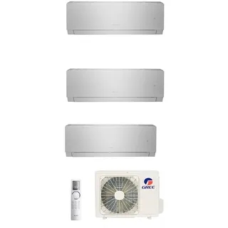 Gree CLIVIA Silver 3 Raum 2x2,7kW+3,5kW R32 WiFi Klimaanlage Aggregat 7,1kW
