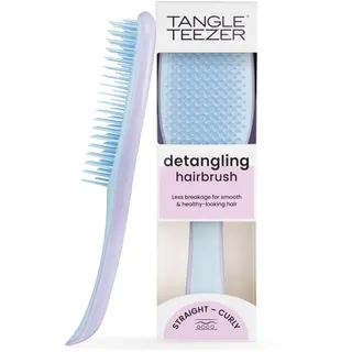 Tangle Teezer Ultimate Detangler Haarbürste – Für Nasses & Trockenes Haar – Entwirrungsbürste für Alle Haartypen – Zweistufige Borsten Reduzieren Haarbruch & Entfernen Knoten – Blau