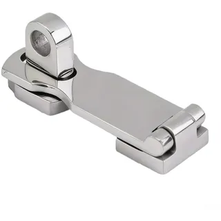 Sicherheits-Überfalle aus Edelstahl in Marinequalität, robust, 7,6 cm, Drehtürriegel, 76 mm, Vorhängeschloss, Yacht, Boot, Schrankschloss