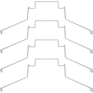 IMIKEYA 4 Stücke CPU kühler Clip 12 cm Edelstahl CPU Kühlkörper Lüfter Drahtschnalle Dicke ca. 2,5 cm CPU-Lüfter Zubehör