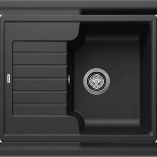 Blanco Zia 40 S Silgranit Schwarz 615 x 500 mm