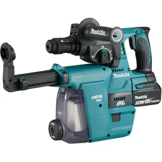 Makita DHR243RTJW inkl. 2 x 5,0 Ah + Makpac + Schnellladegerät + Staubabsaugung