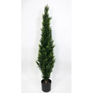 Seidenblumen Roß Zeder/Konifere Natura 150cm LA künstliche Pflanzen Kunstpflanzen Kunstbaum Thuja Zypresse