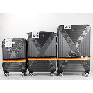 Heuer "NICK" Reisekoffer, Hartschalenkoffer, ABS-Material. 24 Zoll - Schwarz