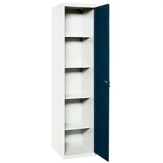 SimonRack Aktenschrank, Mehrzweckschrank, Stahl-Aufbewahrungsschrank, 4 Ebenen, Schloss - Simonlocker