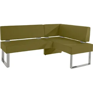 Home Affaire Rab 180 x 88 x 140 cm Webstoff langer Schenkel links grün