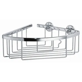 Tesa 40200-00000-00 ALUXX Eckduschkorb Klebstoff Chrom (glänzend)