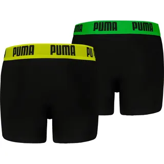 Puma Boxershorts Jungen Kinder Unterhose Unterwäsche er Pack, Farbe:Black Combo, Bekleidung:164 - 158-164