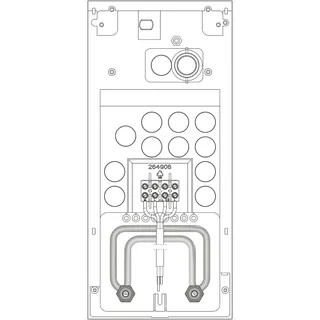 Stiebel Eltron Rohrbausatz Gas mit Rahmen 220510