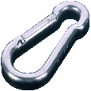 ede - pösamo PÖSAMO Feuerwehr-Karabinerhaken schwarz-Zn 50x 5mm