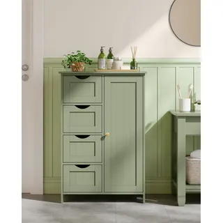 VASAGLE Badezimmerschrank 30 x 55 x 82 cm Grün