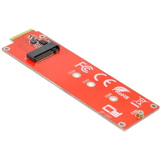 cablecc NVMe NGFF M-Key 4X Host Adapter auf Ruler 1U GEN-Z EDSFF Short SSD E1.S Carrier Adapter