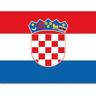 Flagge 577955 (Kroatien, 30 x 20 cm, Spunpolyester)