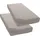 90 x 200 cm taupe 2 St.