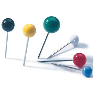 Alco Markierungsnadel 810 8x16mm weiß 20 St./Pack.