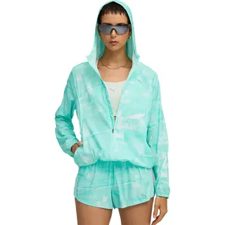 Puma Velocity AOP Woven Jacke Damen Grün S