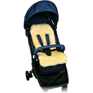 Heitmann Felle Lammfell-Auflage Kinderwagenfell, ca. 77 x 35 cm Gold-Beige