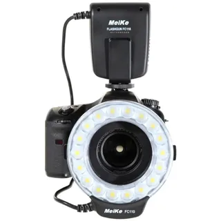 Makro Ringblitz FC-110 Ringleuchte Passend für Pentax SLR Kameras Blitz & Dauerlicht auch für Videoaufnahmen