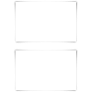 200 Blanko Visitenkarten 85x55mm Bilderdruckpapier matt 300g/qm Set Papier wählbar