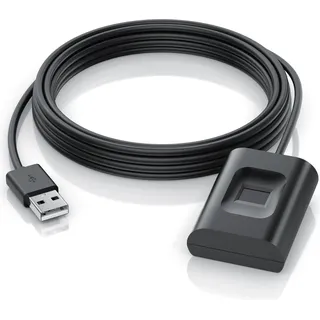 CSL USB-Fingerabdrucksensor, Fingerprint-Scanner, bis 10 IDs, plug & play, Windows 8-11, für Login & Sicherheit