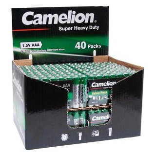 Camelion R03 AAA Micro Batterie Super Heavy Duty 1,5V Zink Kohle 8ter