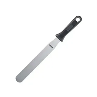 Westmark Profi-Streichpalette/Konditorenmesser, Gerade, Flexibel, Klingenmaß: 3,5 cm, Länge: 38,5 cm, Rostfreier Edelstahl/Kunststoff, Master Line, Schwarz/Silber, 31232270