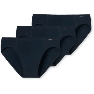 SCHIESSER Supermini Slips 3er-Pack Essentials in dunkelblau), | Gr.: 4