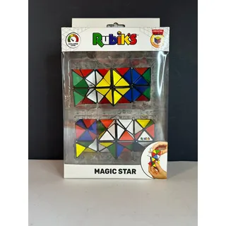 Rubik's Magic Star 2 Teile Set 3D Puzzle Gehirntraining Zauberwürfel NEU
