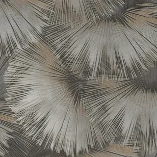 Rasch Incanto Vliestapete Fächer  (Grau-Bronze, Grafisch, 10,05 x 0,53 m)