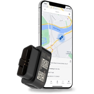 GPSLive DB3 GPS Tracker Auto, Van, Flotte, KFZ | Made in EU | Einstecken und loslegen | Livetracking mit App | Keine SIM benötigt | GPS Auto Tracker GPS Sender | Peilsender Auto GPS Tracker