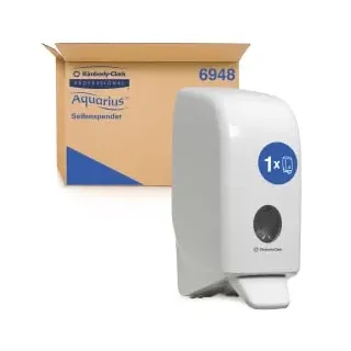 Aquarius Seifenspender 1 x wandmontierter Seifenspender, weiß